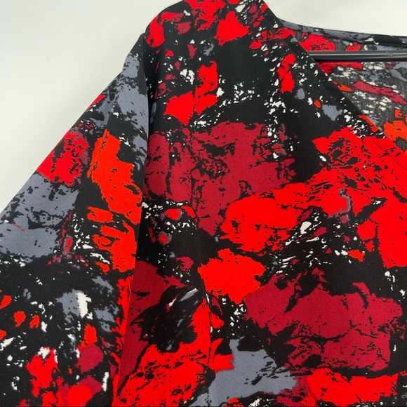 REBEL Wilson X Angels Bell Sleeve Top in Ruby Rock - Picture 5 of 12